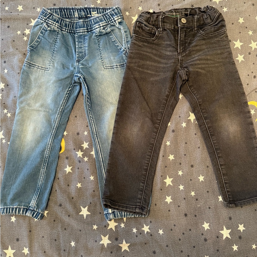 GAP Kids Blue and Black Jeans Set